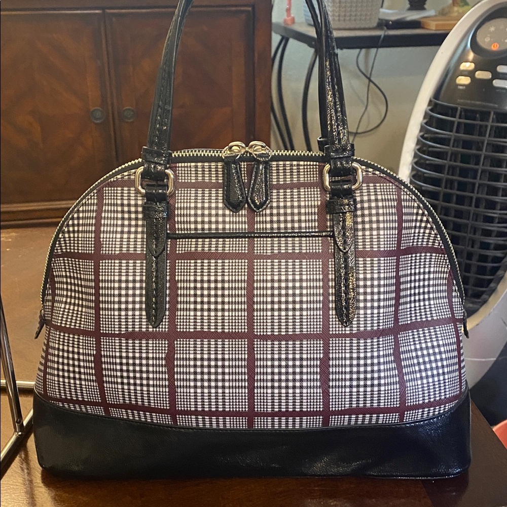 Coach Black and Brown Satchel - Picture 6 of 10